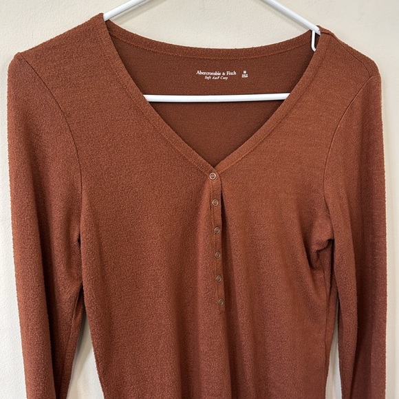 Abercrombie & Fitch Brown Long Sleeve Bodysuit - Picture 4 of 10